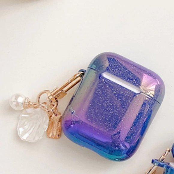 NEW Shell Hard Apple Airpods 1 2 Pro Keychain case - Picture 4 of 5